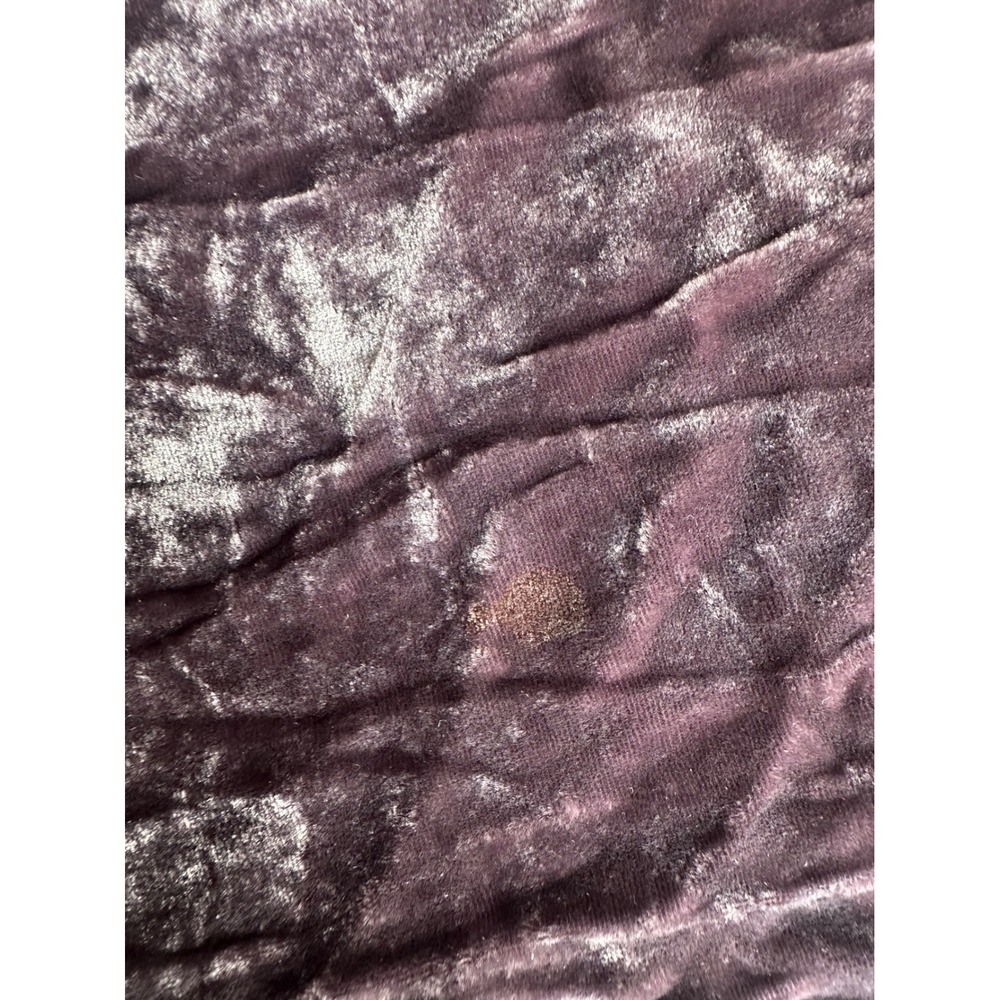 Banjara Purple Crushed Velvet Silk Blend Scarf Mauve Plum 56 Inch Long Luxury - Picture 5 of 6